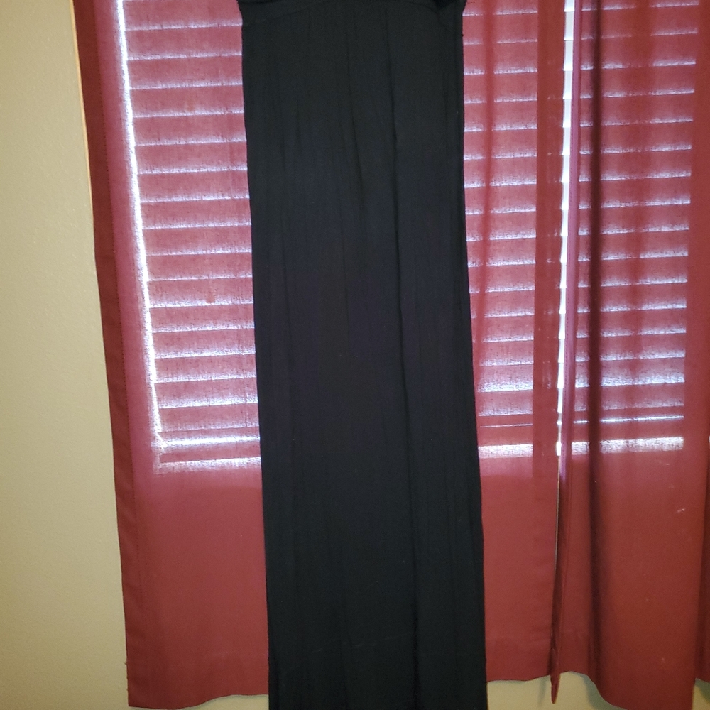 Black maxi dress